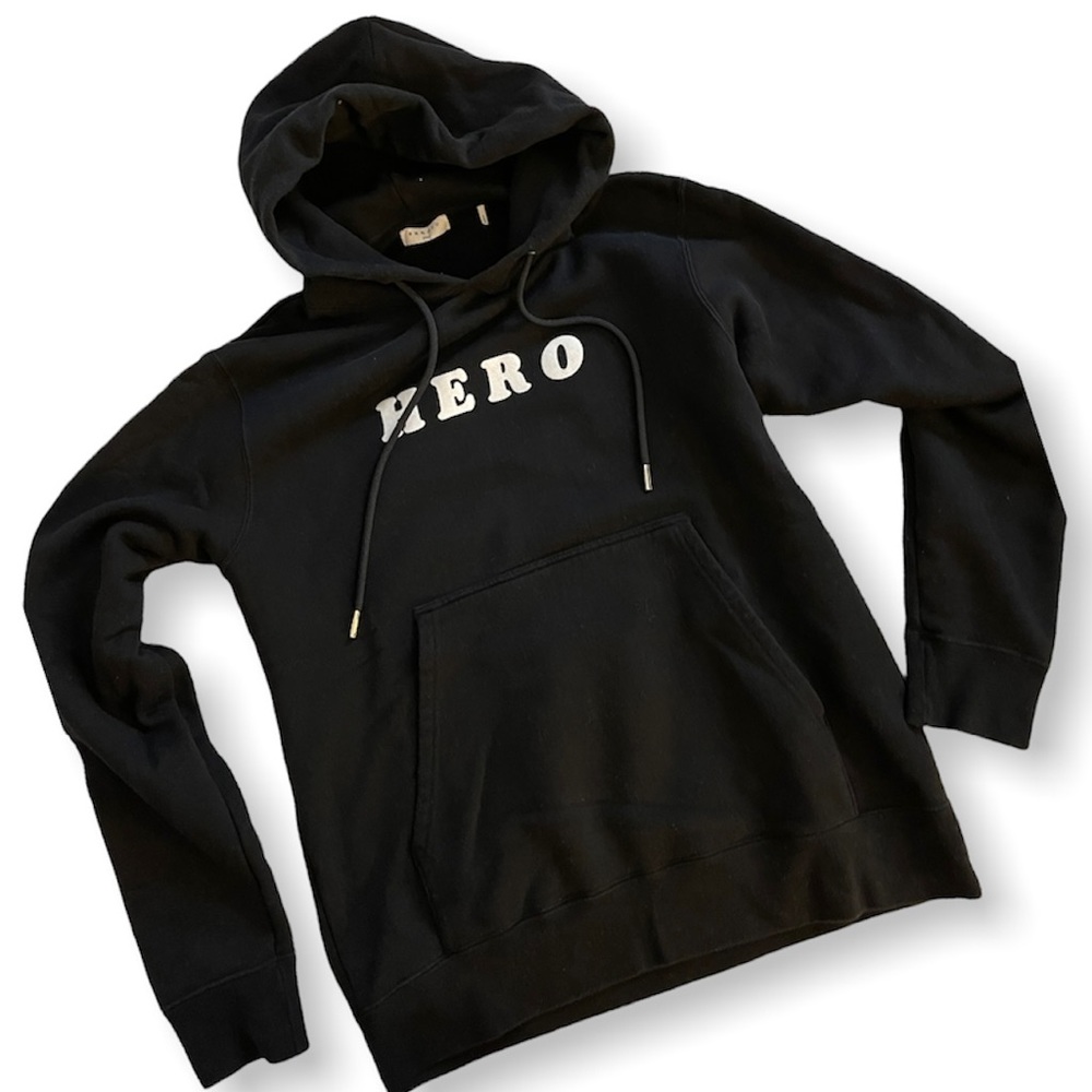 Sandro Paris black hoodie size S
